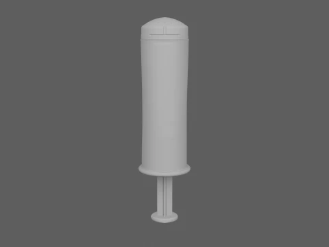 Beekeeping Queen Marking Tube Plastic 3D Model