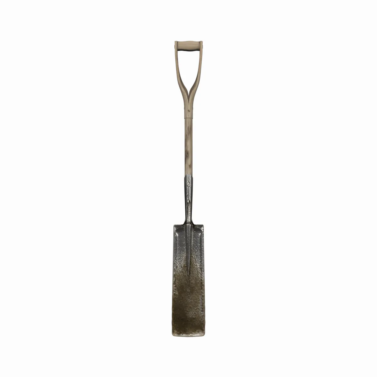 Heavy-Duty Stainless Steel Garden Spade 3D Model .c4d .max .obj .3ds .fbx .stl .blend 