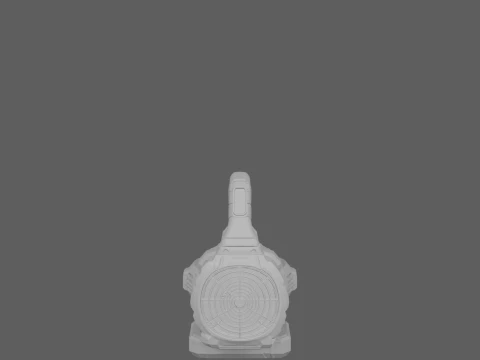 Cordless Electric Leaf Blower Professional 3D Model