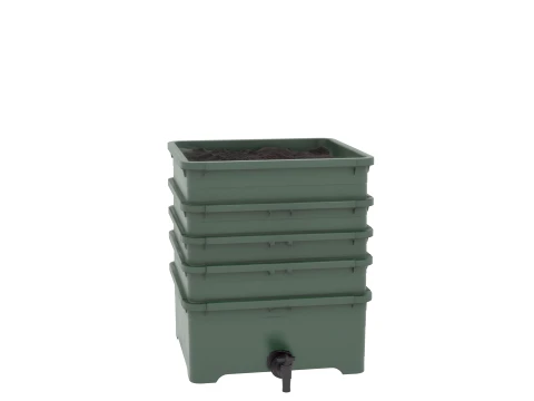 Stackable Worm Farm Composting Bin 3D Model