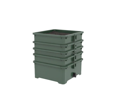 Stackable Worm Farm Composting Bin 3D Model