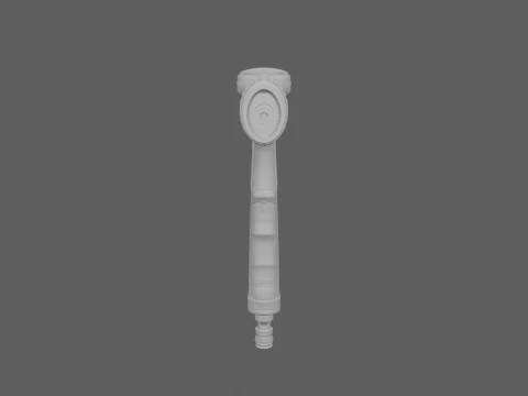 Heavy-Duty Hose Nozzle Pistol Sprayer 3D Model