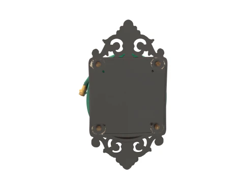 Wall Mounted Hose Holder with Bracket 3D Model