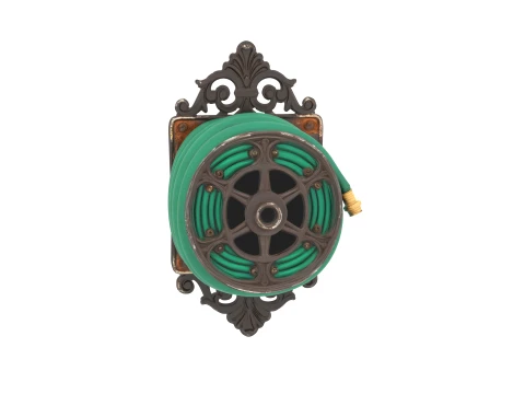Wall Mounted Hose Holder with Bracket 3D Model