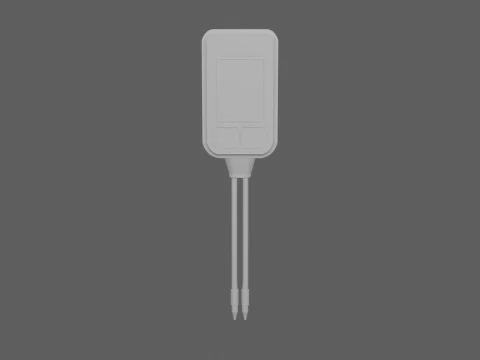 Digital Soil pH Moisture Meter Probe 3D Model