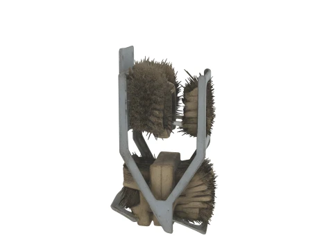 ブーツクリーニングブラシステーション（泥付き） 3Dモデル