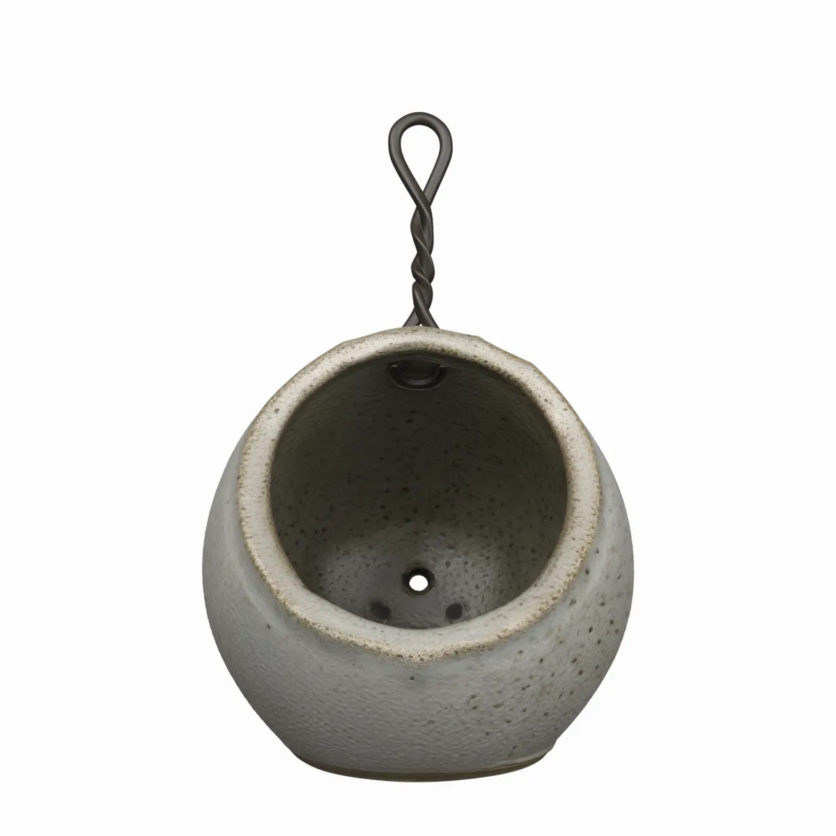 Ceramic Bird Nesting Cup with Hanger 3D Model .c4d .max .obj .3ds .fbx .stl .blend 