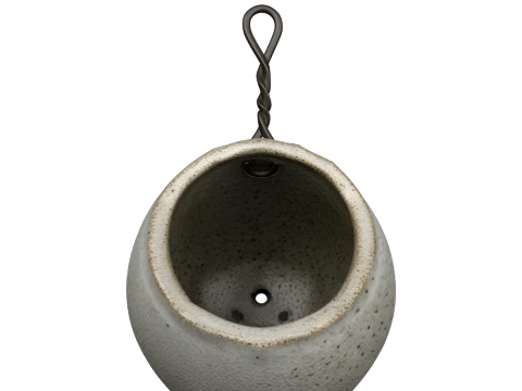 Ceramic Bird Nesting Cup with Hanger 3D Model