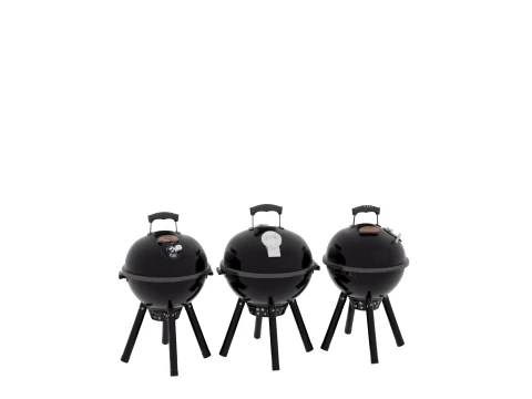 Classic Black Enamel Kettle BBQ Grill 3D Model