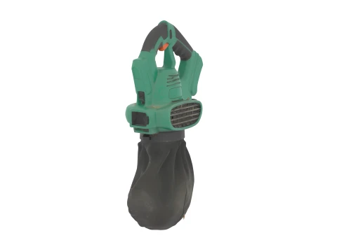 Handheld Garden Vacuum Blower Green 3D Model