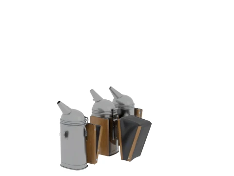 Classic Beekeeper Bellows Smoker Stainless Steel 3D Model