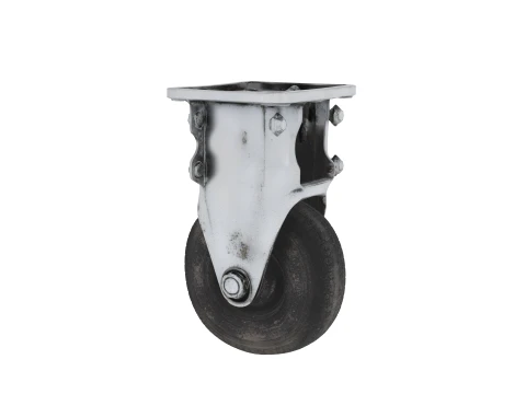 Large Garden Gate Wheel Caster Galvanized Assembly 3D Model
