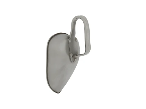 Stainless Steel Grain Scoop with Flour Dust 3D Model