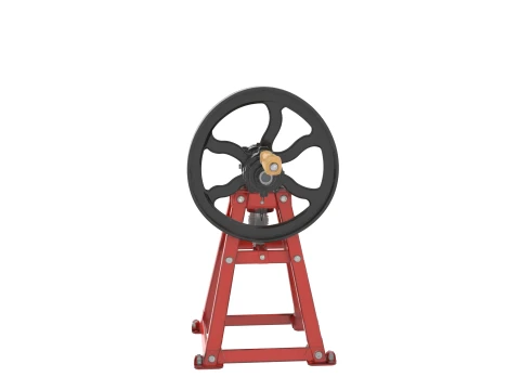 Heavy Duty Manual Log Splitter with Flywheel 3D Model