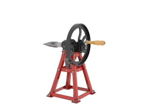 Heavy Duty Manual Log Splitter with Flywheel 3D Model