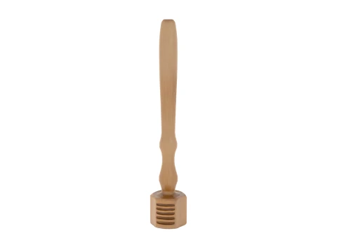 Wooden Sauerkraut Pounder with Ridged Head 3D Model