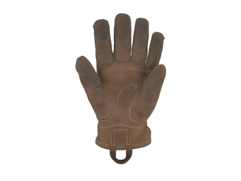 Heavy Leather Garden Gloves with Dirt Stains 3D Model