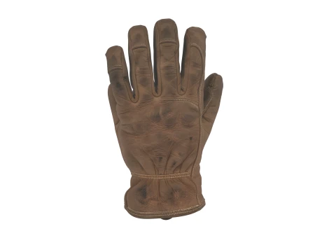Heavy Leather Garden Gloves with Dirt Stains 3D Model