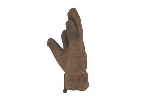 Heavy Leather Garden Gloves with Dirt Stains 3D Model