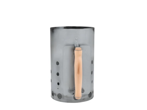 Charcoal Chimney Starter Galvanized with Handle 3D Model
