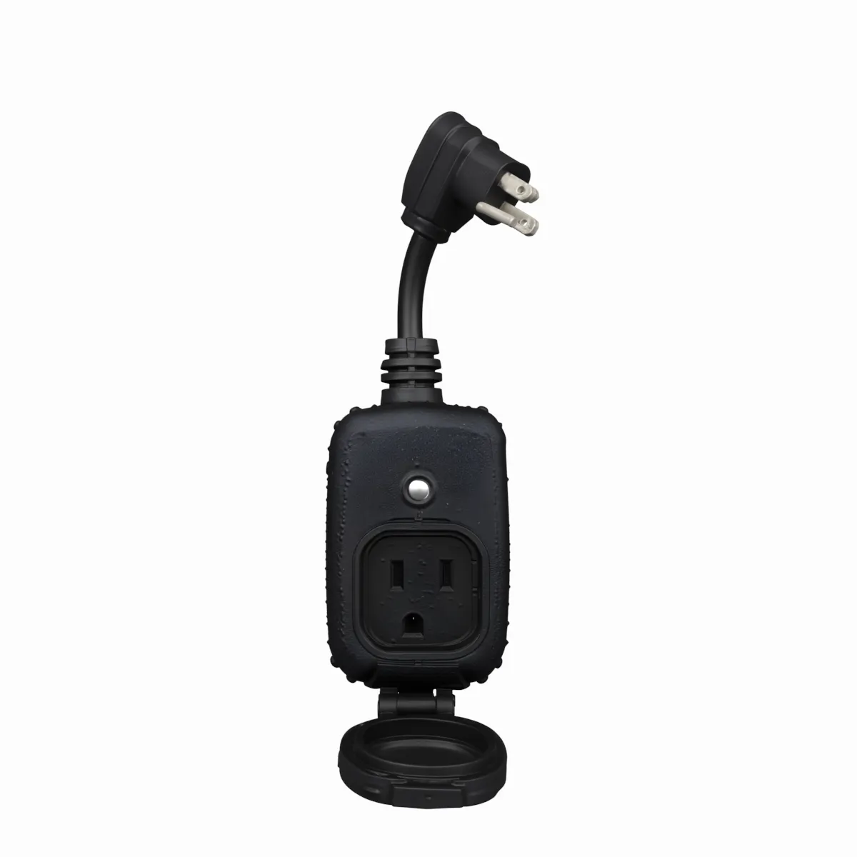 Outdoor WiFi Smart Plug Weatherproof Cover 3D Model .c4d .max .obj .3ds .fbx .stl .blend 