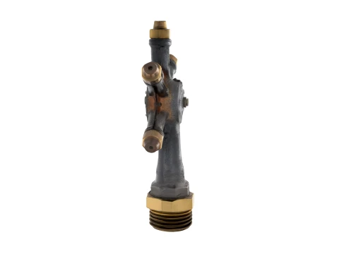 Vintage Cast Iron Rotating Garden Sprinkler 3D Model