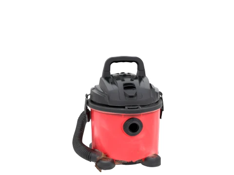 Portable Red Shop Vacuum Wet Dry with Hose 3D Model