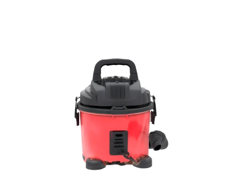 Portable Red Shop Vacuum Wet Dry with Hose 3D Model