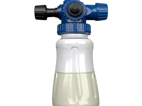Hose-End Garden Sprayer Bottle with Mixing Dial 3D Model