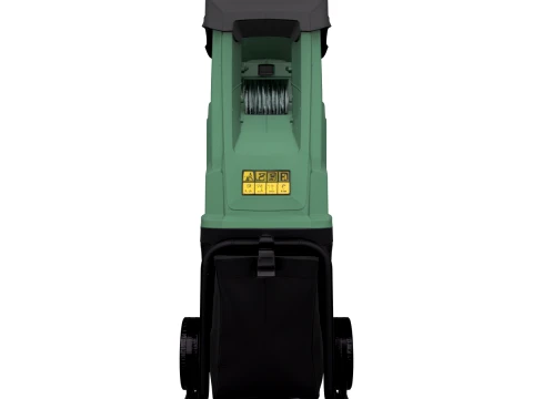 Tall Electric Garden Shredder with Collection Bag 3D Model