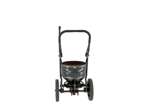 Vintage Wheeled Garden Seed Fertilizer Spreader 3D Model