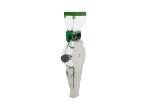 Precision Hand Seeder Tool with Carrot Seeds 3D Model