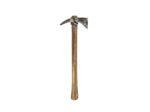 Heavy Garden Mattock Adze Pick Forged Steel 3D Model