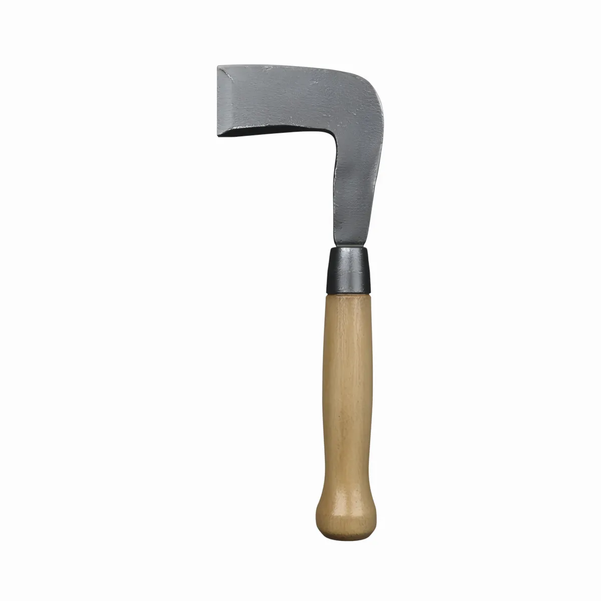 Bark Stripper Spud with Oak Handle and Steel Blade 3D Model .c4d .max .obj .3ds .fbx .stl .blend 