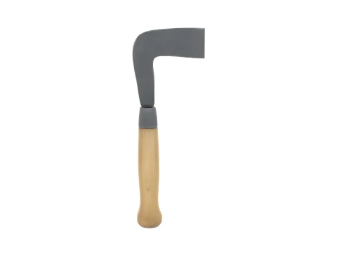 Bark Stripper Spud with Oak Handle and Steel Blade 3D Model