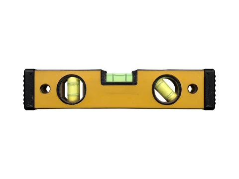Torpedo Spirit Level with Magnetic Base and Vials 3D Model