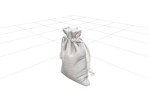 Pond Plant Anchor Weight Set with Gravel Sacks 3D Model