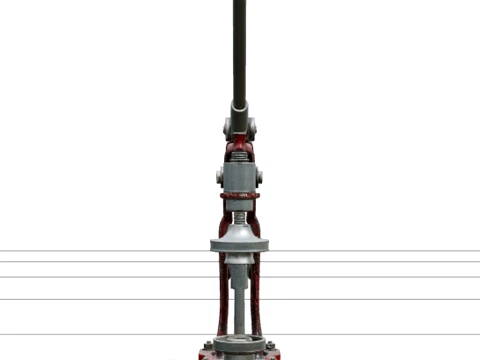 Bench Bottle Capper with Lever Arm and Crown Caps 3D Model