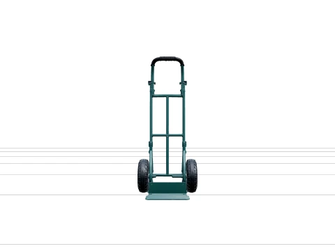 Heavy-Duty Folding Garden Sack Trolley Wheel 3D Model