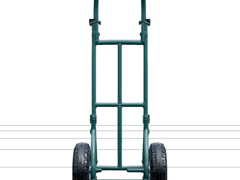 Rueda plegable para carrito de jard&iacute;n, resistente, para sacos Modelo 3D