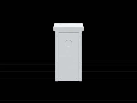Cedar Bluebird Nesting Box with Hinged Cleaning Door 3D Model