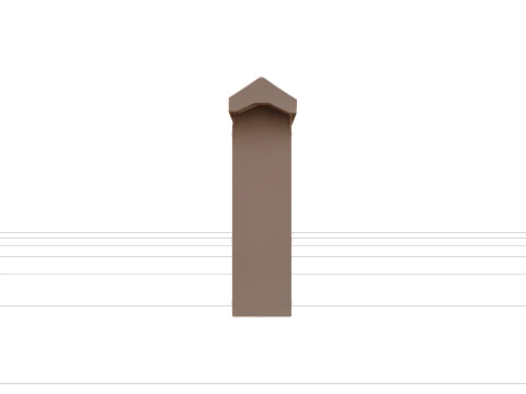 Cedar Bluebird Nesting Box with Hinged Cleaning Door 3D Model