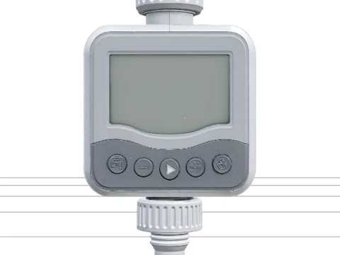 Compact Digital Tap Watering Timer with LCD Screen 3D Model