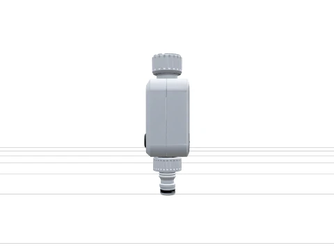 Compact Digital Tap Watering Timer with LCD Screen 3D Model