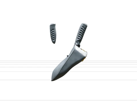 Galvanized Steel Feed Scoop Filled with Chicken Pellets 3D Model