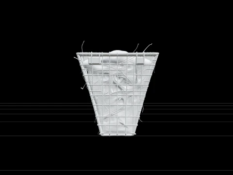 Wall-Mounted Galvanized Wire Rabbit Hay Rack 3D Model