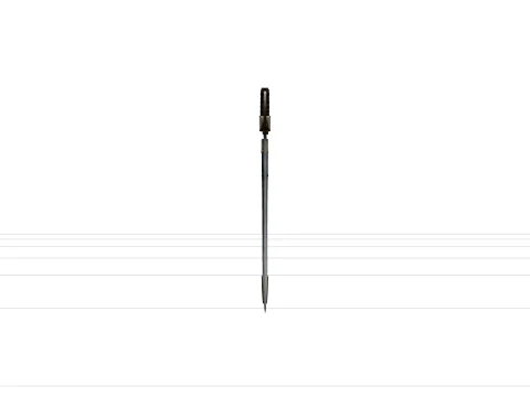 Pirate Cutlass Sword Model with Brass Guard and Leather Grip 3D Model