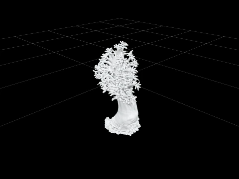Soft Coral Colony Ultra Realistic Model for Game Assets 3D Model