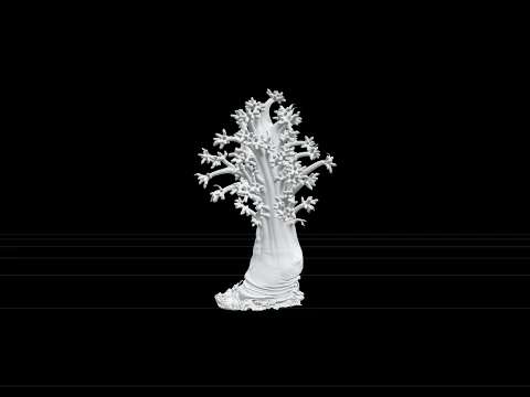 Soft Coral Colony Ultra Realistic Model for Game Assets 3D Model