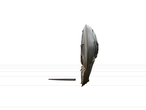 High Detail Horseshoe Crab Model Ready For Games Asset 3D Model